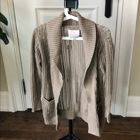 Aritzia caramel sweater cardigan XXS - Picture 1 of 2